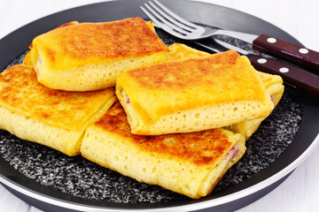 Pancakes with Cherries