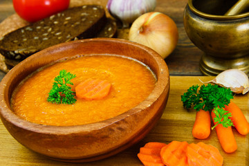 Carrot Cream Soup Diet Food