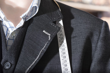 basted dress tailored