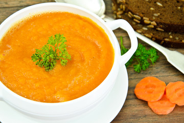 Carrot Cream Soup Diet Food