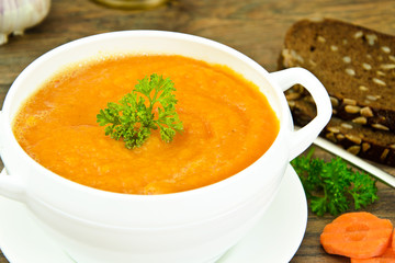 Carrot Cream Soup Diet Food