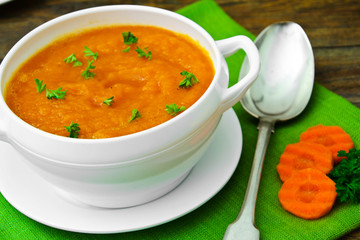 Carrot Cream Soup Diet Food