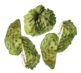 Slices of Custard Apple