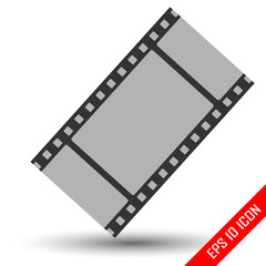 Film Tape Icon flat icon. Film Tape Icon logo. Film Tape Icon symbol.