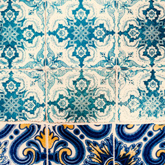 Beautiful Art Texture / Traditional ornate portuguese decorative