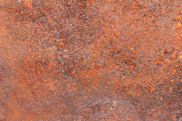 Rusty dirty iron metal plate background. Old rusty metal.