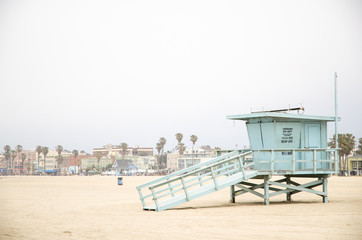 lifeguard tower, Santa Monica