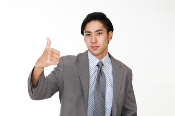 笑顔のビジネスマン