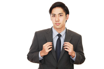 笑顔のビジネスマン