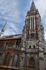 Fototapeta na wymiar Nicholas Cathedral of the 19th century in Kiev, Ukraine