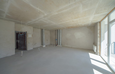 Apartment without finishing. New project. The new apartment hous