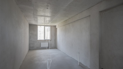 Apartment without finishing. New project. The new apartment hous
