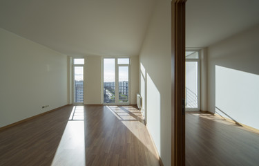 Apartment without finishing. New project. The new apartment hous