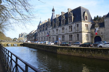 Fototapeta na wymiar Préfecture de Quimper en Bretagne 