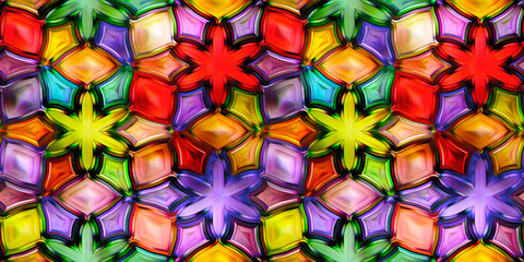 Fototapeta na wymiar Seamless texture abstract shiny colorful background 3D illustration