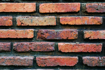 Background of old vintage brick wall - 111893294