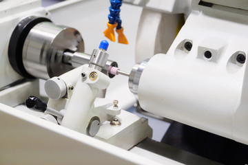 The image of a lathe