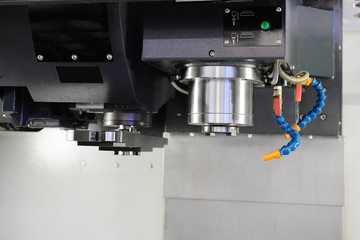 The image of a lathe