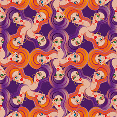 Portrait of beautiful woman