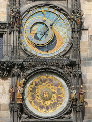 Prague astronomical clock or orloj