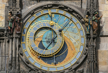 Prague astronomical clock or orloj