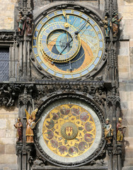 Prague astronomical clock or orloj