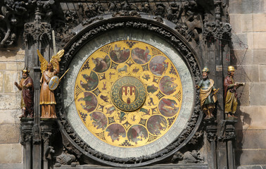 Prague astronomical clock or orloj
