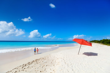 Kids having fun at beach