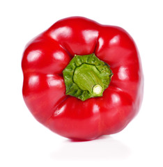 sweet pepper isolated on white background