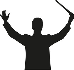 Conductor direct an orchestra © Miceking