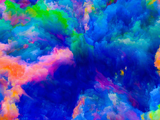 Obraz na płótnie Canvas Virtual Life of Colors
