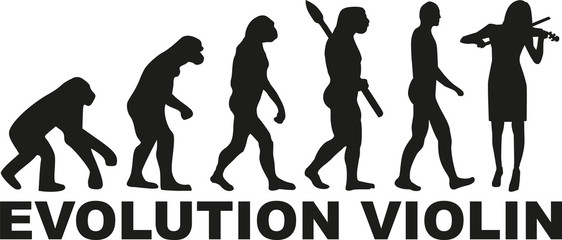 Evolution Violin player