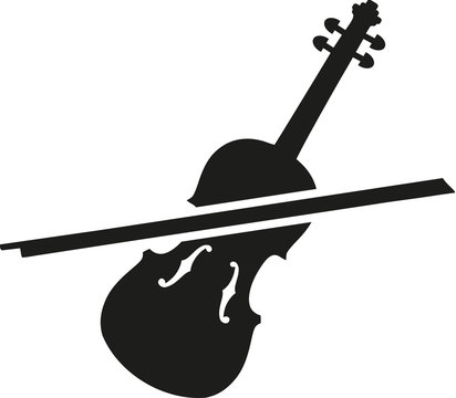 Violin with bow