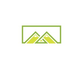 Fototapeta premium Mountains logo