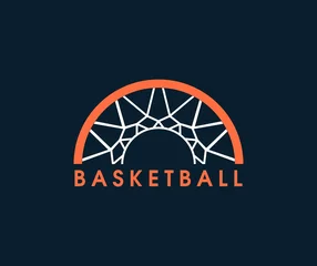 Papier Peint photo autocollant Pour lui Logo de basket-ball