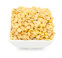 Dried soybean on cup
