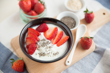 Joghurt mit Beeren 