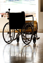 Fototapeta na wymiar Wheelchair patients