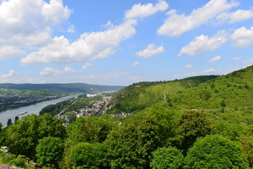 Fototapeta na wymiar Braubach am Rhein