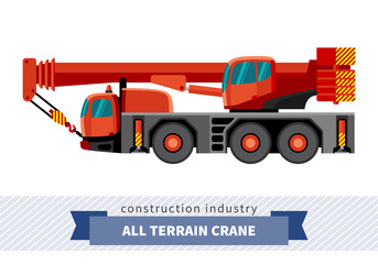 Mobile crane truck