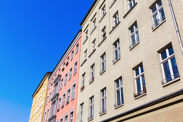 Fototapeta na wymiar apartment buildings in Berlin, Germany