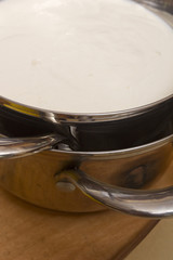 Mascarpone cheese cooking at home