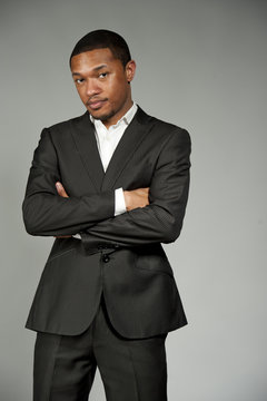 Black Male In A Suit