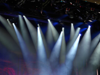 Stage Spotlight with Laser rays