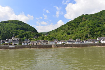 Fototapeta premium Hirzenach Stadt Boppard 
