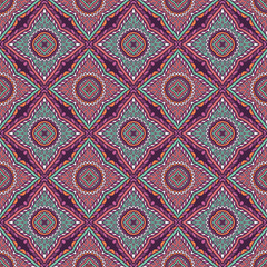 Ethnic floral seamless pattern