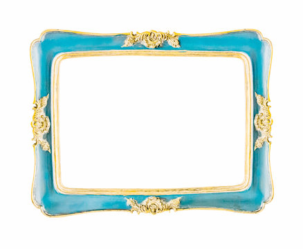 recommend clip art: beautiful vintage frame on white background