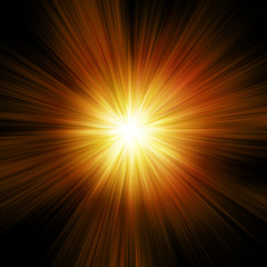 Obraz premium 光の放射