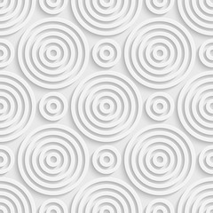 Fototapeta na wymiar Seamless Circle and Ring Pattern