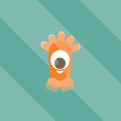 Cute monsters vector design illustration.